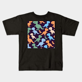 Kids dinosaurs pattern Kids T-Shirt